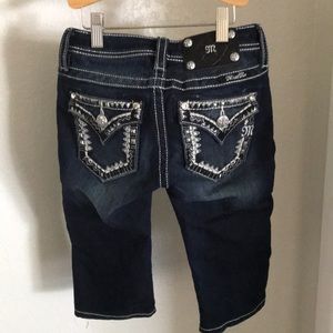 Girls Miss Me Bermuda shorts size 8